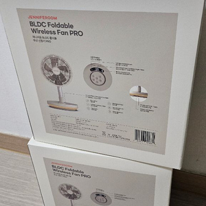 제니퍼룸 BLDC 폴더블 무선선풍기 PRO 오트밀 2개 일괄 이미지