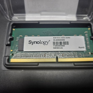 SYNOLOGY 정품 4GB DDR4 ECC SODIMM 이미지