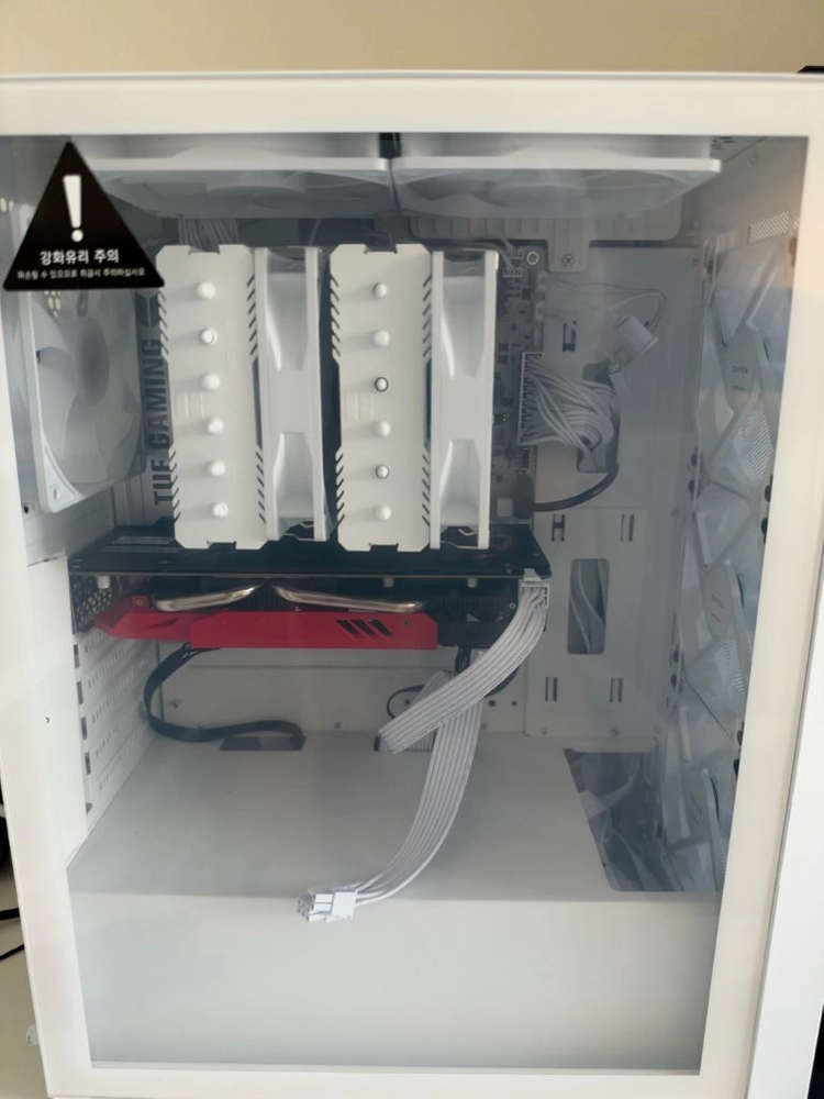 9800x3d/b850m tuf/32기가/1tb 이미지