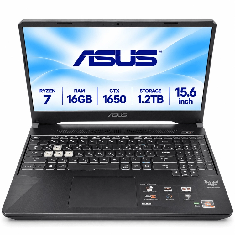 리퍼비시 ASUS TUF Ryzen7 RAM 16GB GTX 1650 1.2TB 15.6인치 리퍼 노트북 이미지