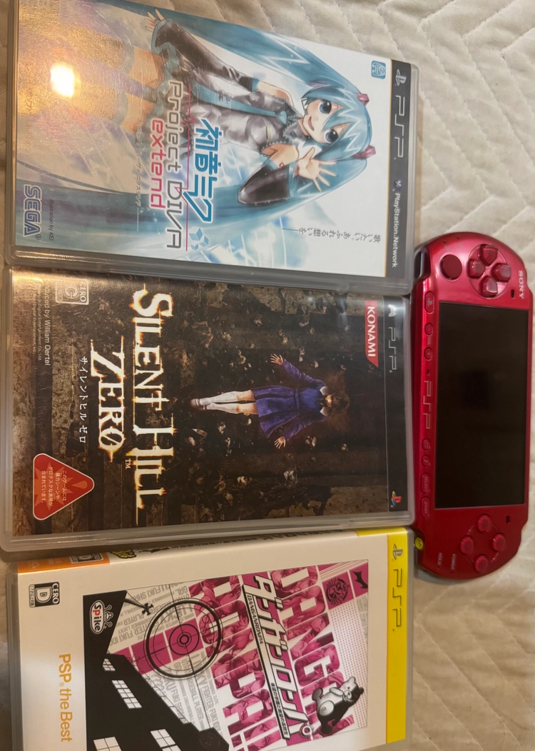 (급처!!!) 소니 psp 3000+게임 3종 이미지