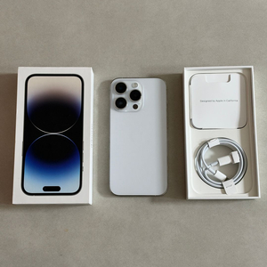 아이폰 14 프로 256GB 실버 풀박스 이미지