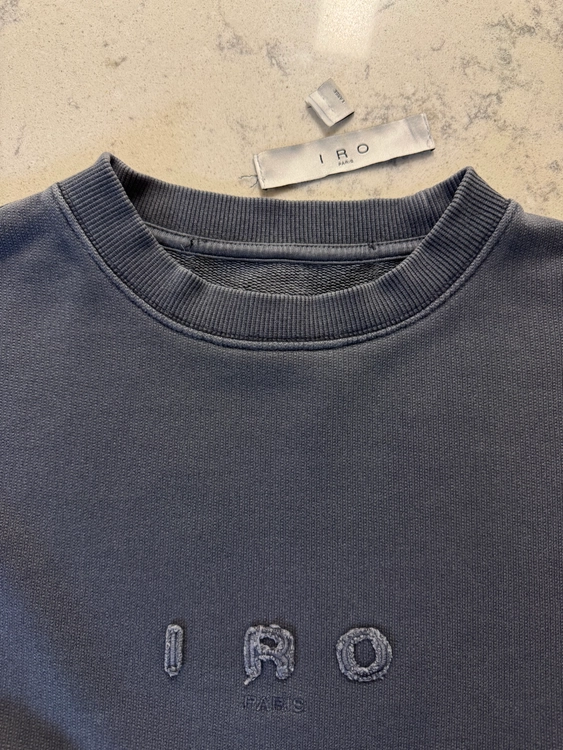 IRO PARIS 이로맨 25fw 네이비 워싱 맨투맨 이미지