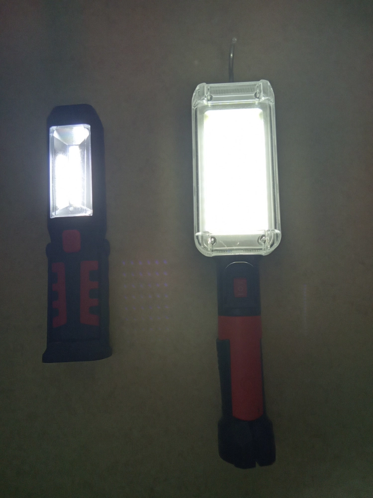 작업등 2개 세트 COB LED 자석 고리형 이미지