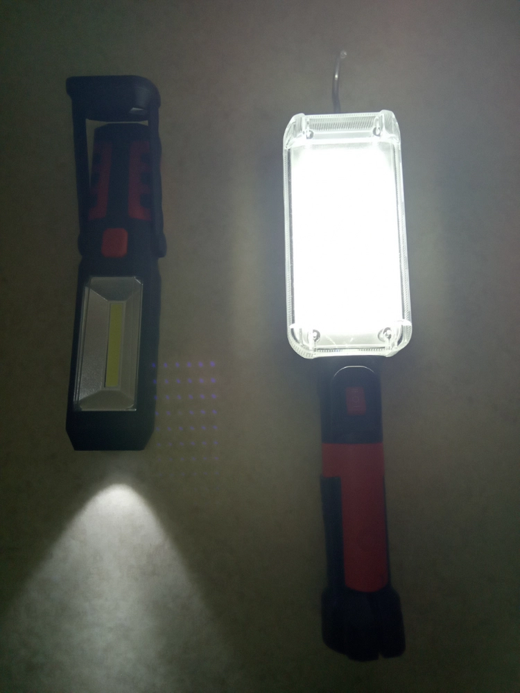 작업등 2개 세트 COB LED 자석 고리형 이미지