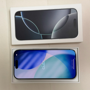 아이폰 16프로 1테라 화이트 티타늄 1TB 16pro 실버 이미지