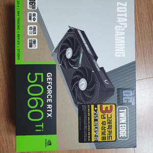 ZOTAC GAMING 지포스 RTX 5060 Ti Twin Edge OC D7 16GB 이미지