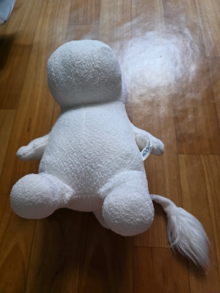 무민 하얀색 봉제인형 이미지