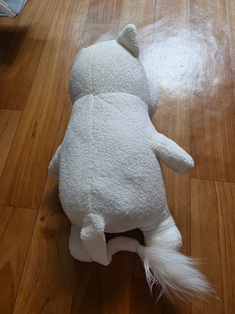 무민 하얀색 봉제인형 이미지