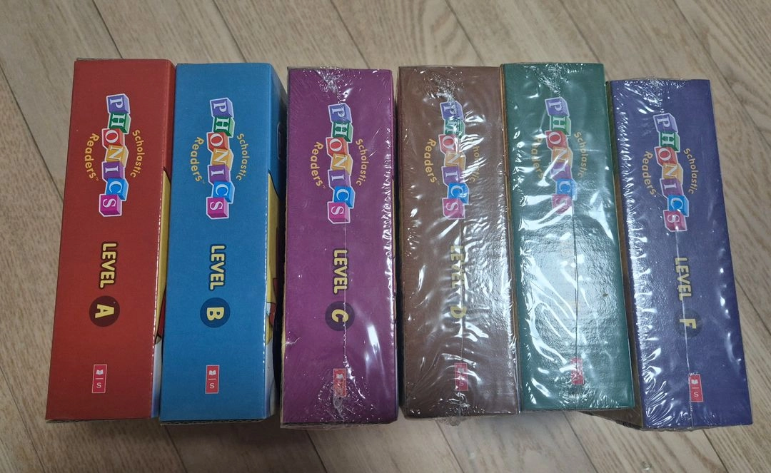 스콜라스틱 파닉스리더스 6박스 새상품 팝펜버전 택포 기초리더스 이미지