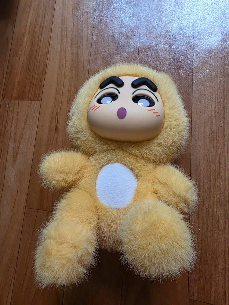짱구 노란 곰돌이 옷 인혓 이미지