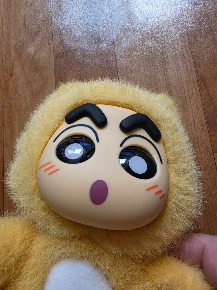짱구 노란 곰돌이 옷 인혓 이미지