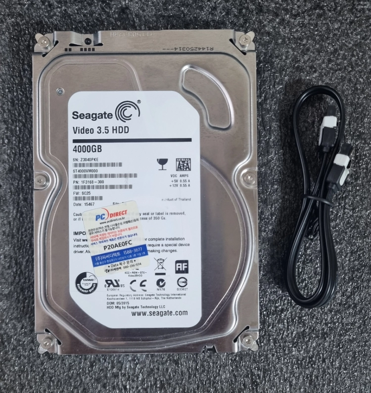 씨게이트 Seagate 4TB HDD (CCTV용) 이미지
