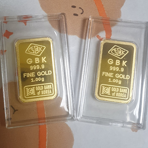 팝니다! GBK 골드바 1g 짜리 2개 이미지