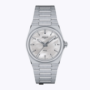 미개봉 티쏘 tissot PRX 35mm 쿼츠 스틸 화이트 팔아요 이미지