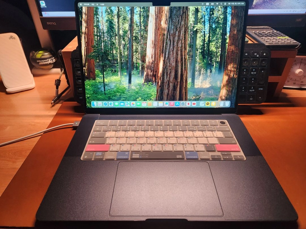 맥북에어15 M2 16GB/256GB 사이클10 팝니다. 이미지