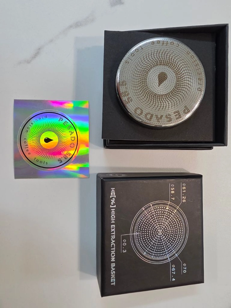 페사도 HE 에스프레소 커피 바스켓 58mm 고수율 L 국내정발 이미지