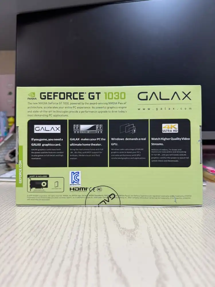 [새제품] 갤럭시 GALAX 지포스 GT1030 강아지 D5 2GB LP 그래픽카드 이미지