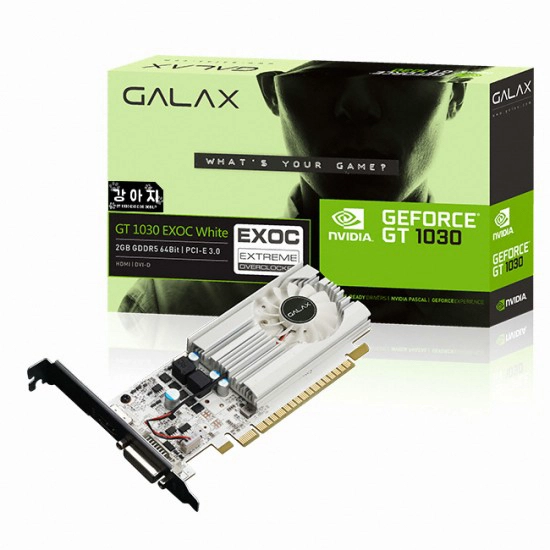 [새제품] 갤럭시 GALAX 지포스 GT1030 강아지 D5 2GB LP 그래픽카드 이미지