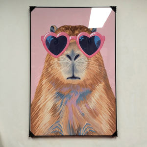 캐비어 그림 액자 팝아트 인테리어소품 그림액자 코끼리액자 대형그림액자 거실인테리어 아트포스터 캔버스액자 팝아트액자 이미지