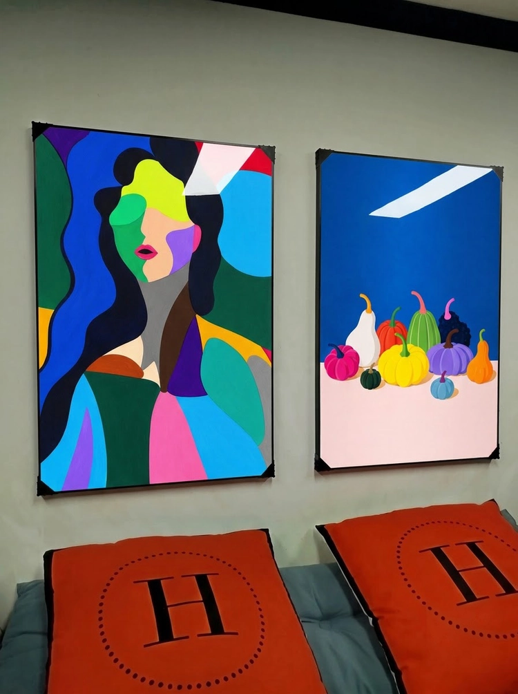 과일 그림 액자 팝아트 인테리어소품 그림액자 과일액자 대형그림액자 거실인테리어 아트포스터 캔버스액자 팝아트액자 이미지
