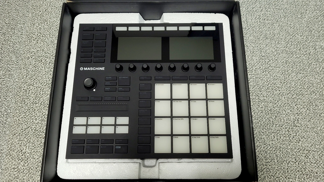 NI Maschine MK3 머신 드럼 패드 샘플러 미디 컨트롤러 힙합 비트 메이킹 이미지
