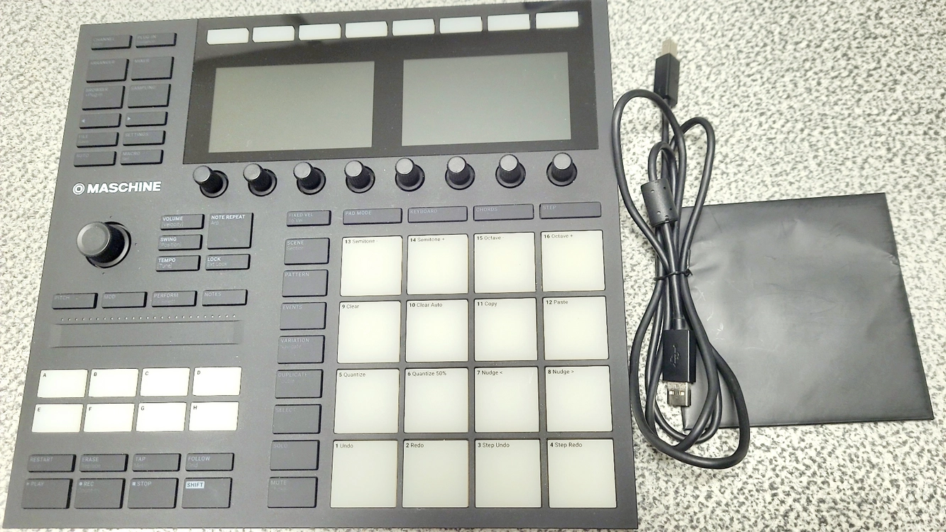 NI Maschine MK3 머신 드럼 패드 샘플러 미디 컨트롤러 힙합 비트 메이킹 이미지