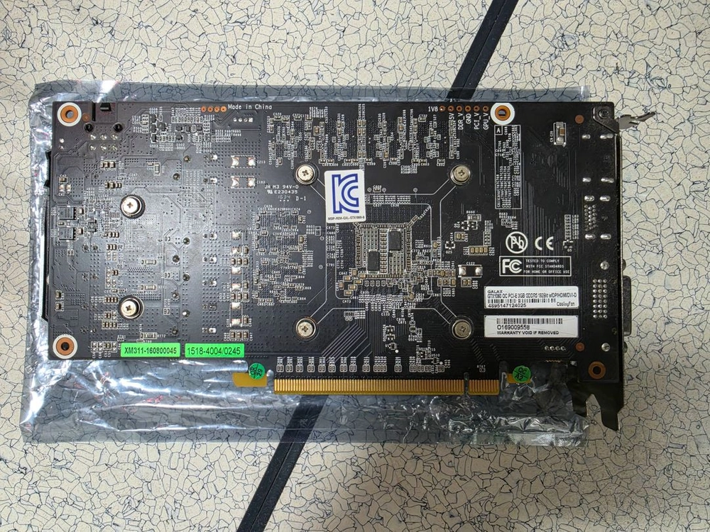 갤럭시 GALAX 지포스 GTX1060 OC D5 3GB 그래픽카드 이미지