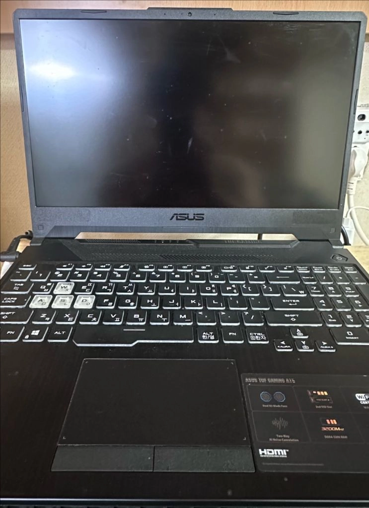 [풀업글/작업용] ASUS TUF A15 게이밍 노트북 (RTX3070 / 램 64GB / 1TB) 네고 가능 이미지