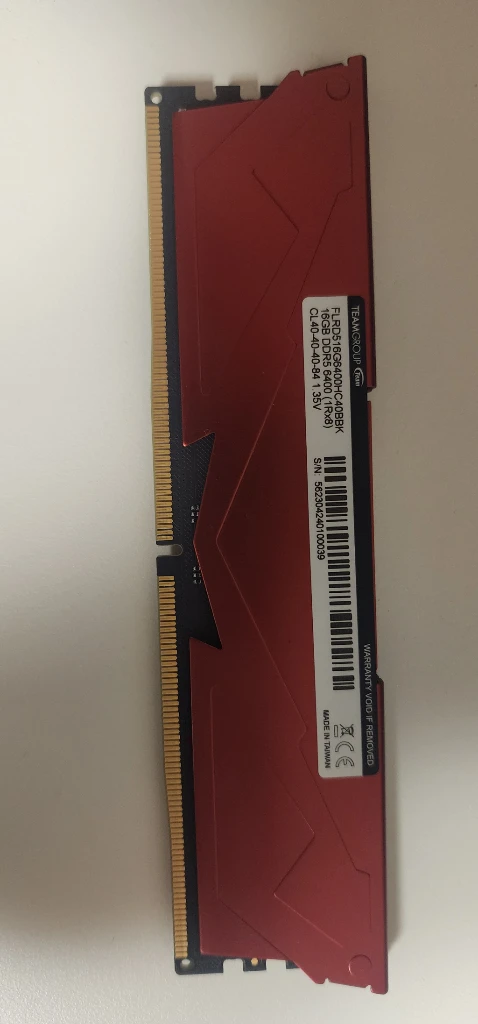 팀그룹 T-포스 벌컨 ddr5 16gb 6400 이미지