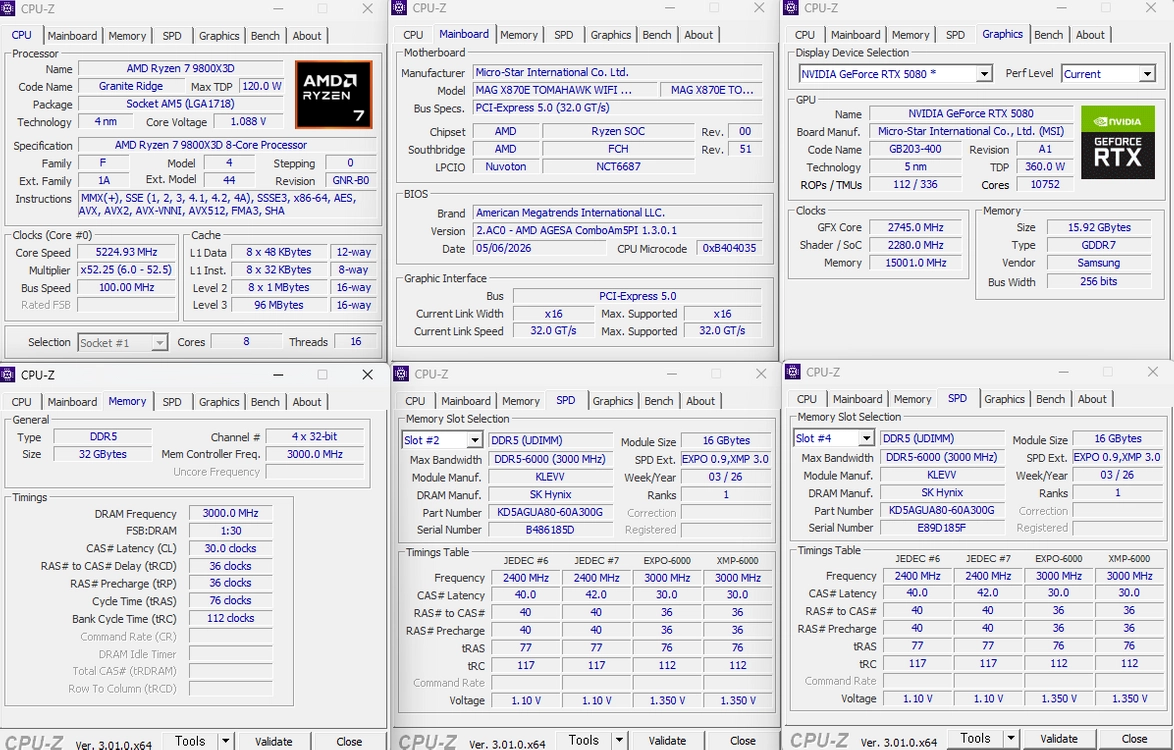라이젠 7 9800X3D + RTX 5080 풀 리안리 올블랙 감성 최고급 게이밍 본체 이미지