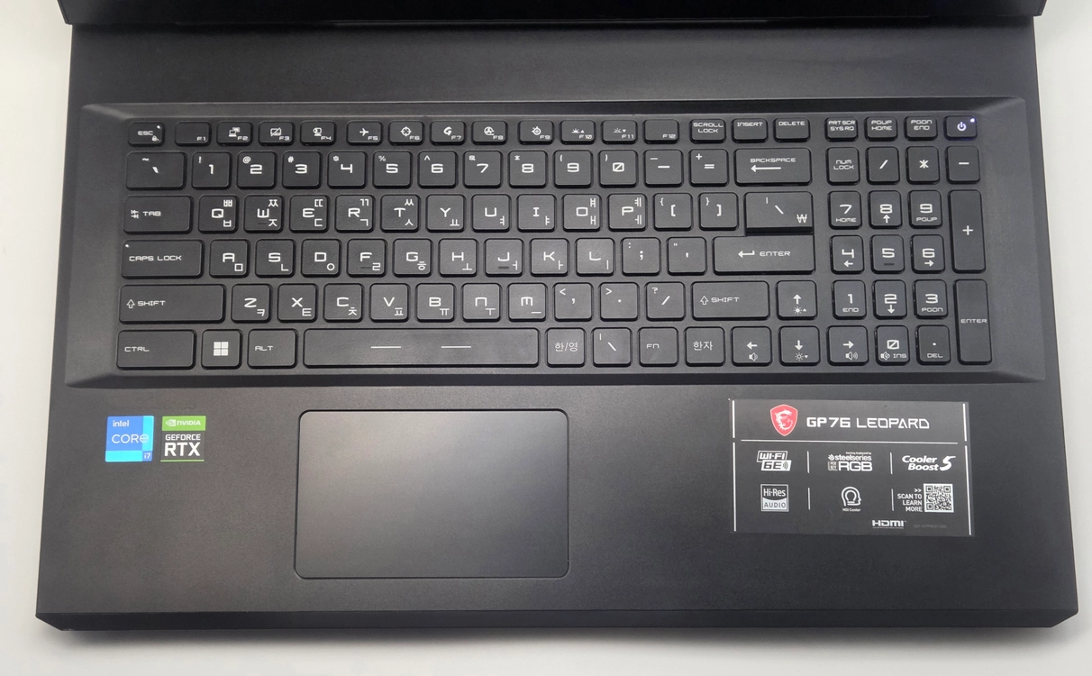[최저가]MSI 17인치 게이밍노트북 GP76(i7-11th/3070/램32GB) 이미지