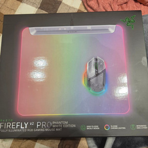 레이저 파이어플라이 v2 pro 팬텀 화이트 에디션 미개봉 이미지