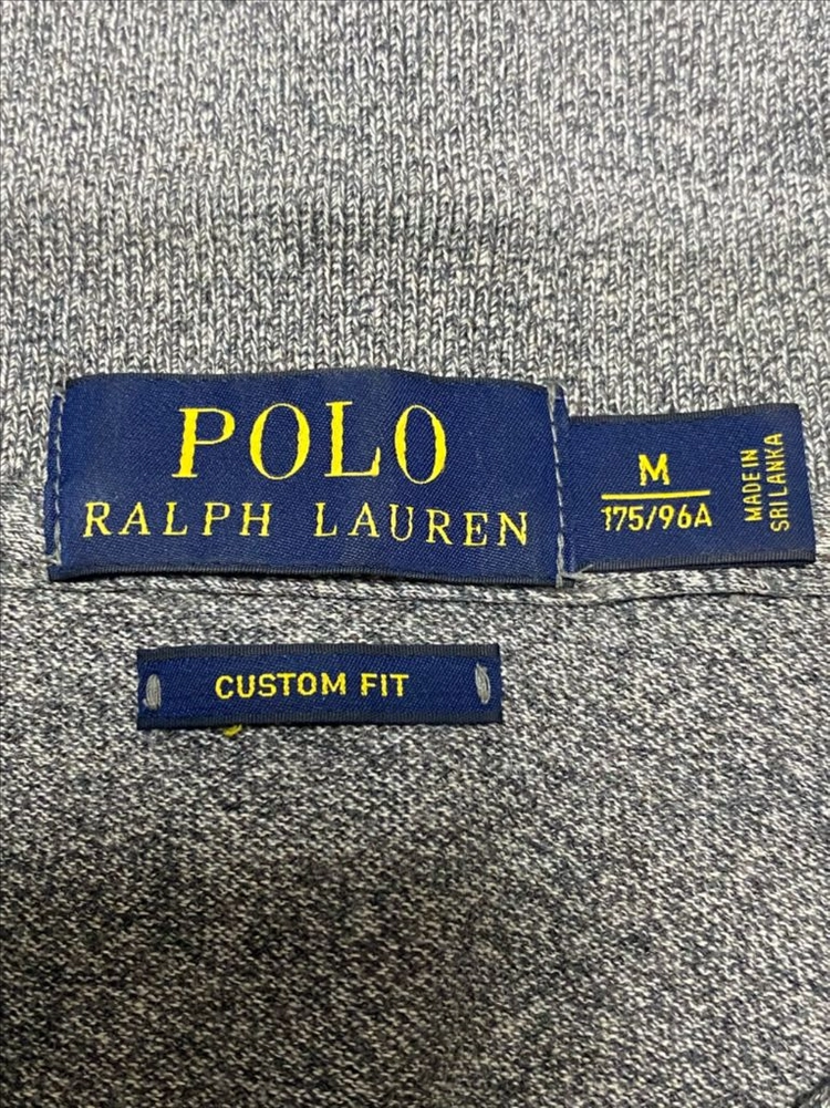 남성 폴로 랄프로렌 카라티 M 그레이 커스텀핏 Polo Ralph Lauren 반팔 PK 티셔츠 이미지