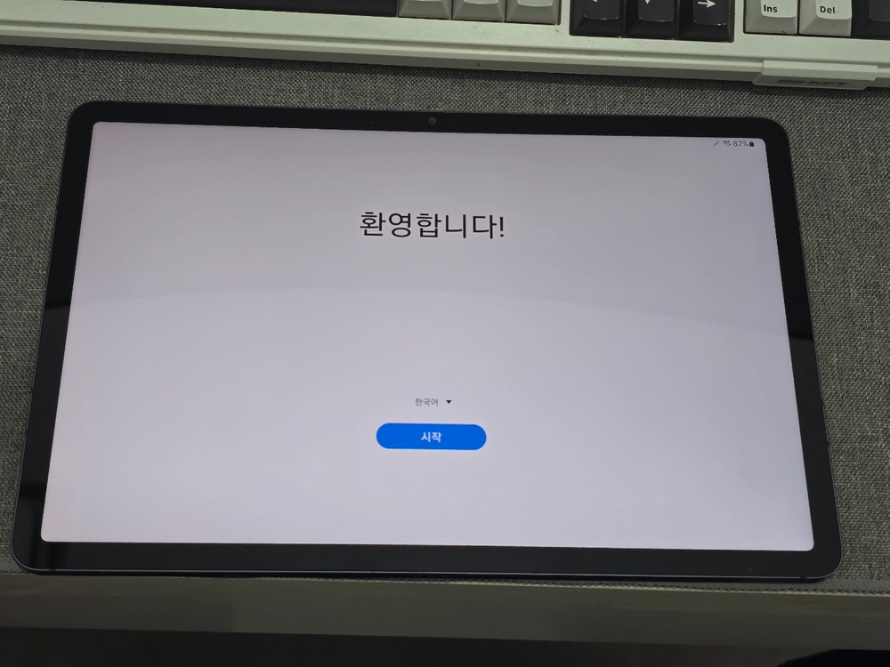 갤럭시탭S7 SM-T870 256G 구글락 부품용 팝니다. 이미지