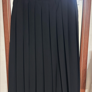 오르 ORR 블랙 플리츠 롱 스커트(M)새상품 이미지