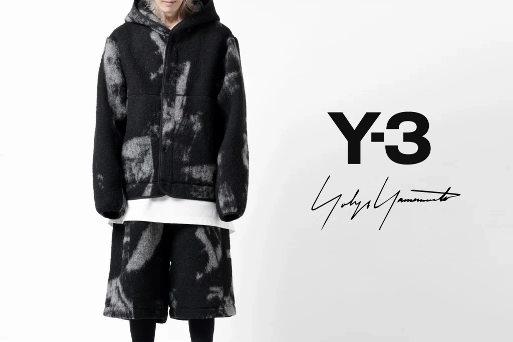 아디다스 Y-3 Y3 Yohji Yamamoto FUZZY 후리스 펠리스 후드 자켓 이미지