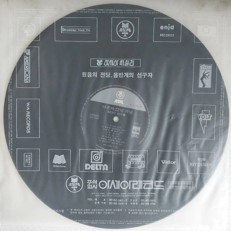 나훈아 22년 기념 BEST HIT LP 이미지