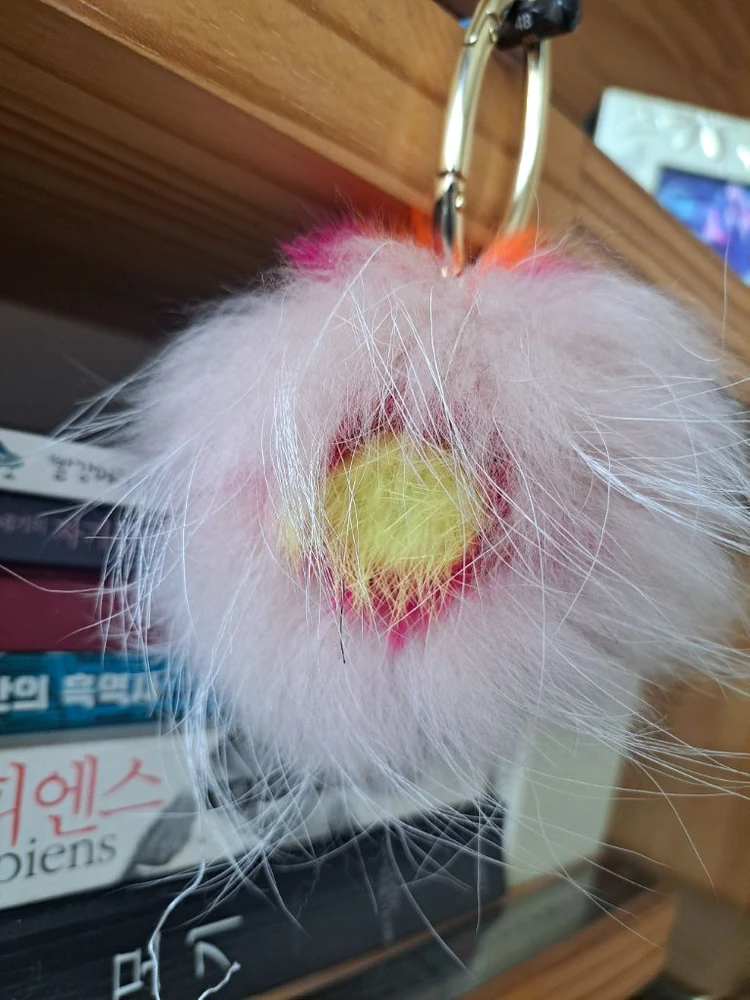 이브 살로몬 밍크 퍼 키링 새상품 이미지
