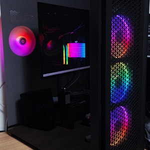 라이젠 9800x3d / X870 하이엔드 커세어 컴퓨터 이미지