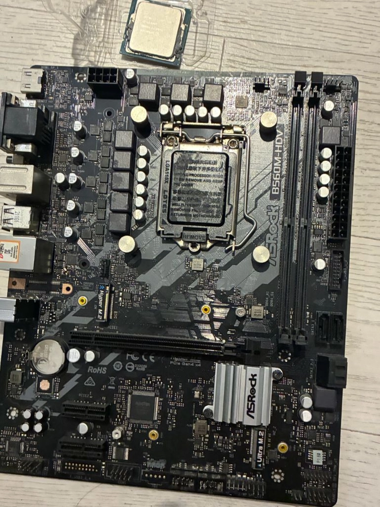 인텔 i5-11400f + b560m + 쿨러 이미지