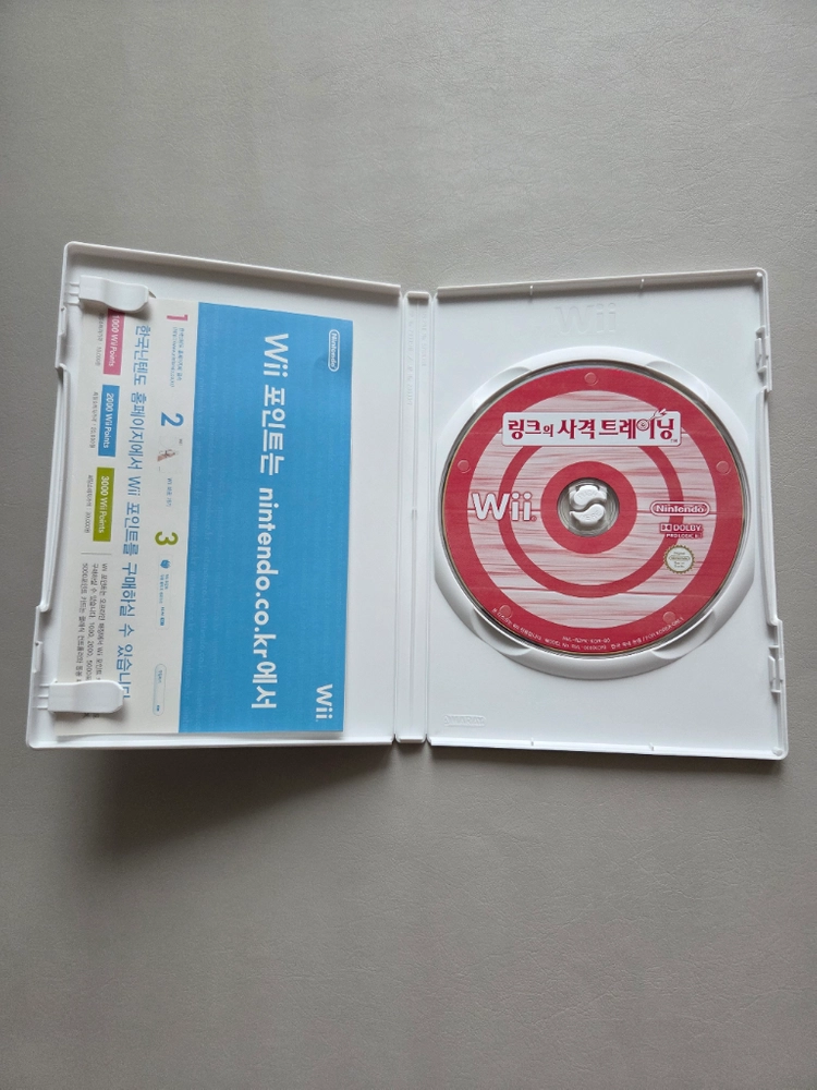 닌텐도 wii 링크의 사격트레이닝 정품 재퍼건 포함 이미지