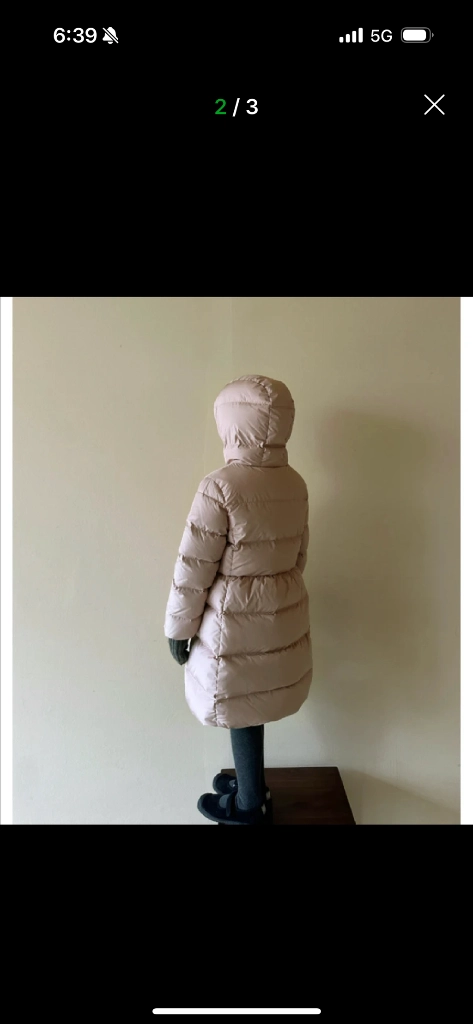 동그라미마켓 구상패딩 XL 블랙 이미지