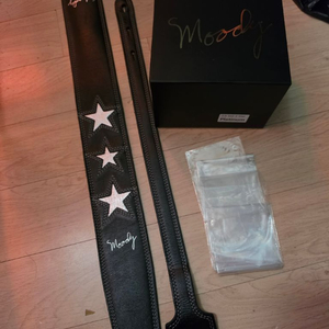 무디 스트랩 Leather 3Star Std 기타 스트랩 이미지