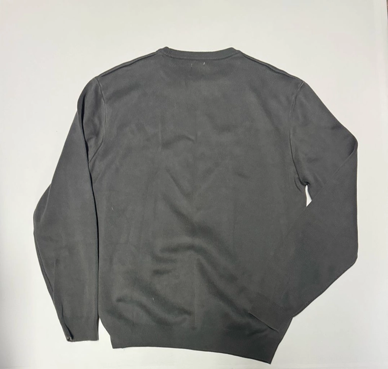 자라 ZARA 미니멀 코튼 스웨터 니트 L 빈티지 그레이 이미지