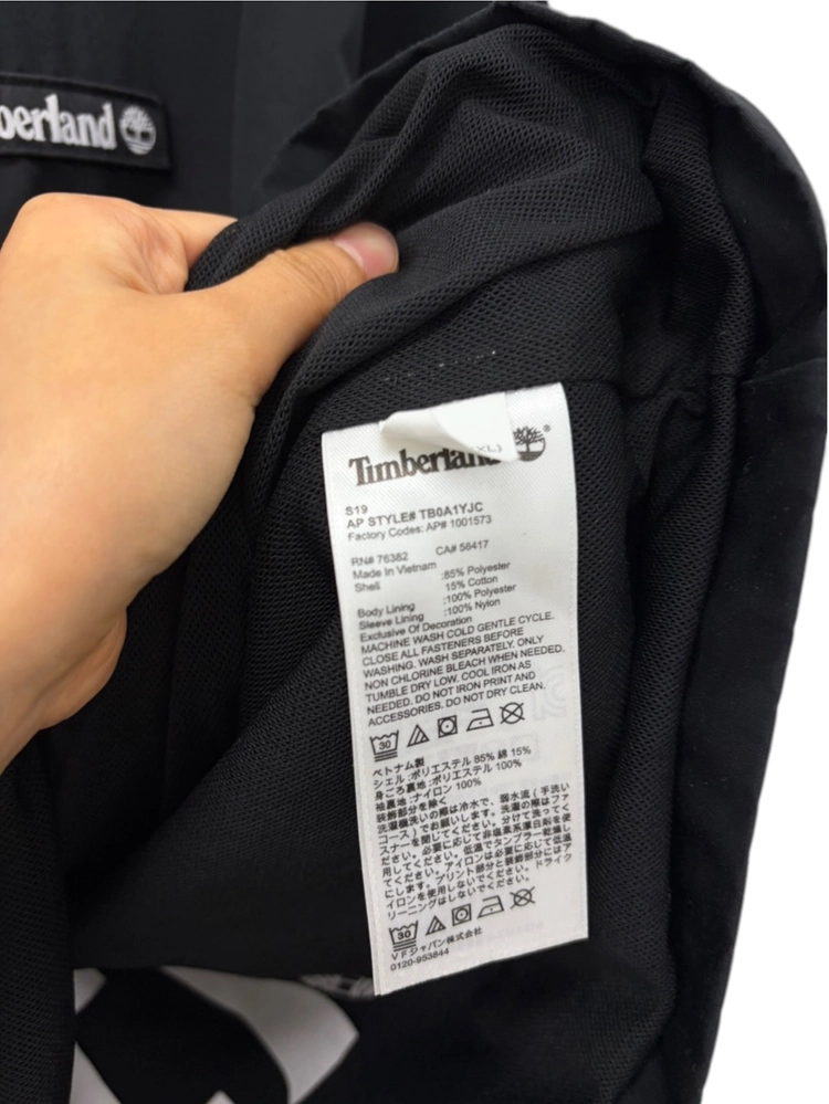 팀버랜드 코치자켓 블랙 (XL) 이미지