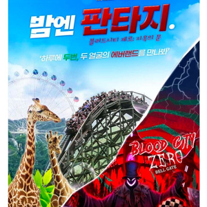 에버랜드 오후권 종일권 자유이용권 이미지