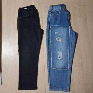 아메리칸이글 스판진(블랙)+와이드진 일괄 이미지