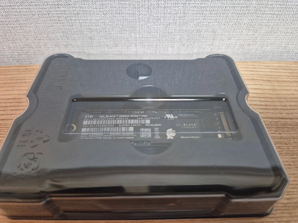 WD SN850X 2TB nvme m.2 SSD (P41 990 pro) 이미지