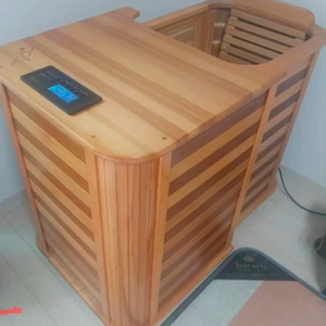원목 힐링유 건식 반신욕기 이미지